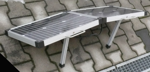 Solarkoffer mit St�tzen