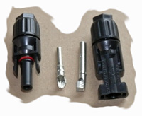 Solarstecker Plus - Minus Satz 2,5 - 4 mm�